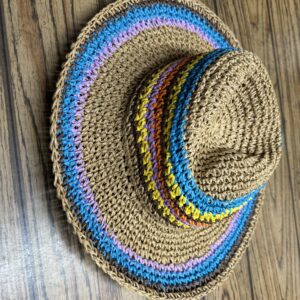 Coco & Carmen Boho Straw Beach Hat